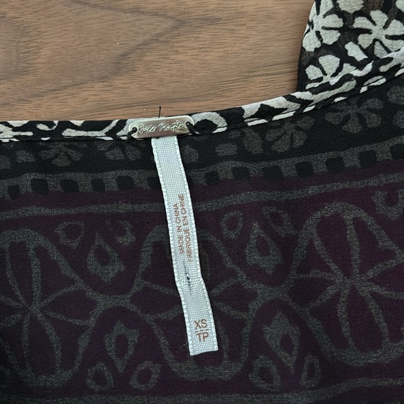 FREE PEOPLE PENNY LANE CHIFFON TUNIC DRESS - Picture 8 of 10